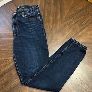 Express dark wash sz 10 high rise leggings